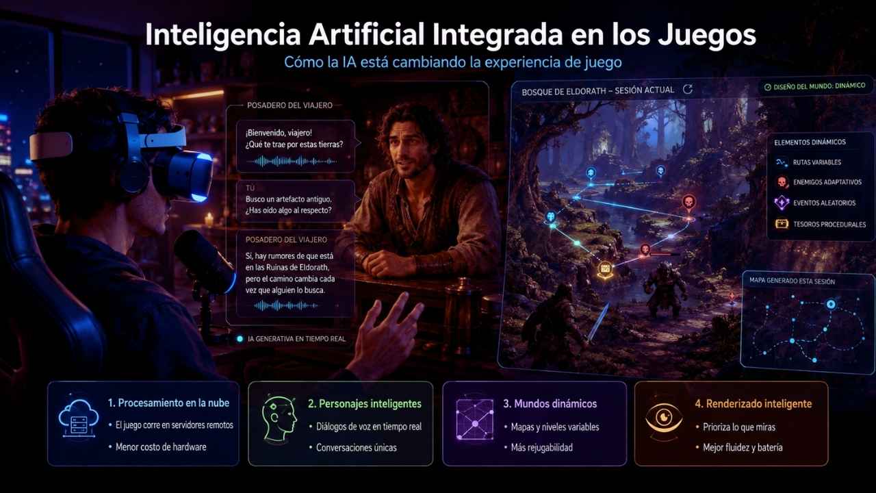 Inteligencia Artificial Integrada en los Juegos