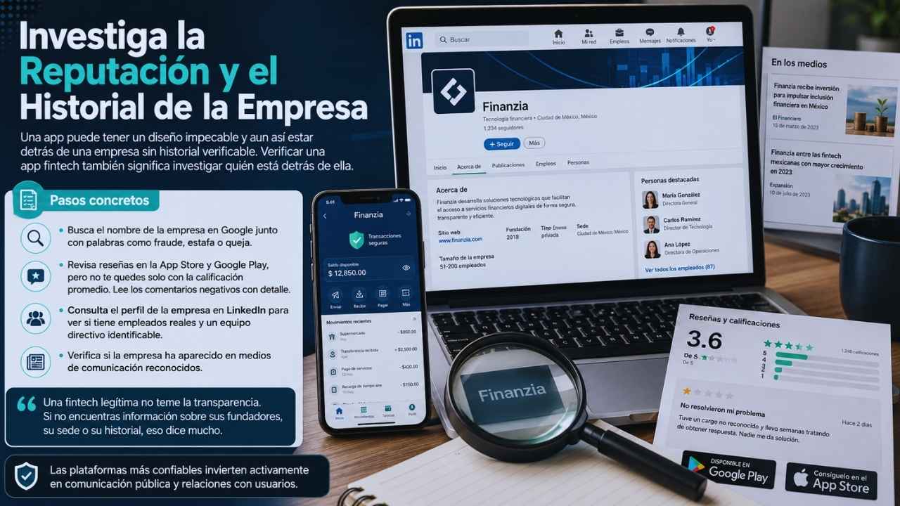Investiga la Reputación y el Historial de la Empresa