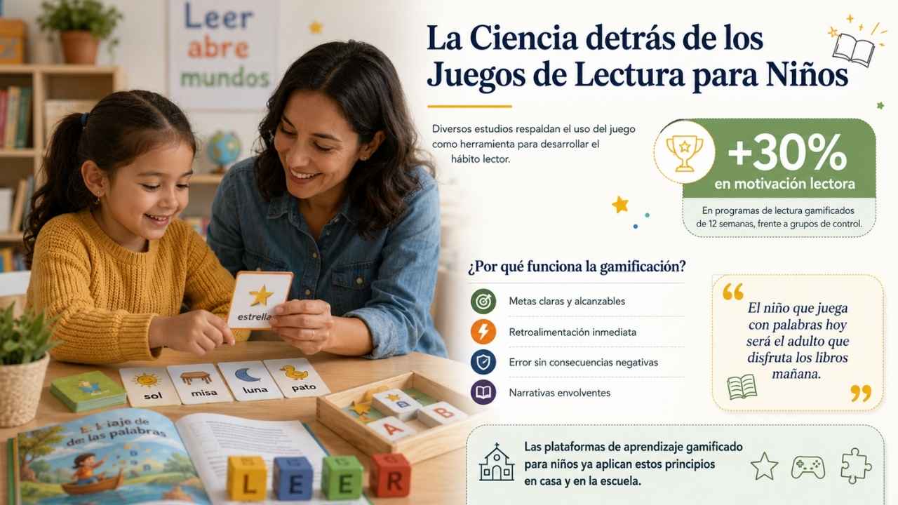 La Ciencia detrás de los Juegos de Lectura para Niños