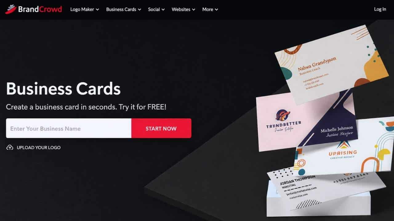 Para emprendedores que desean diapositivas atractivas: BrandCrowd