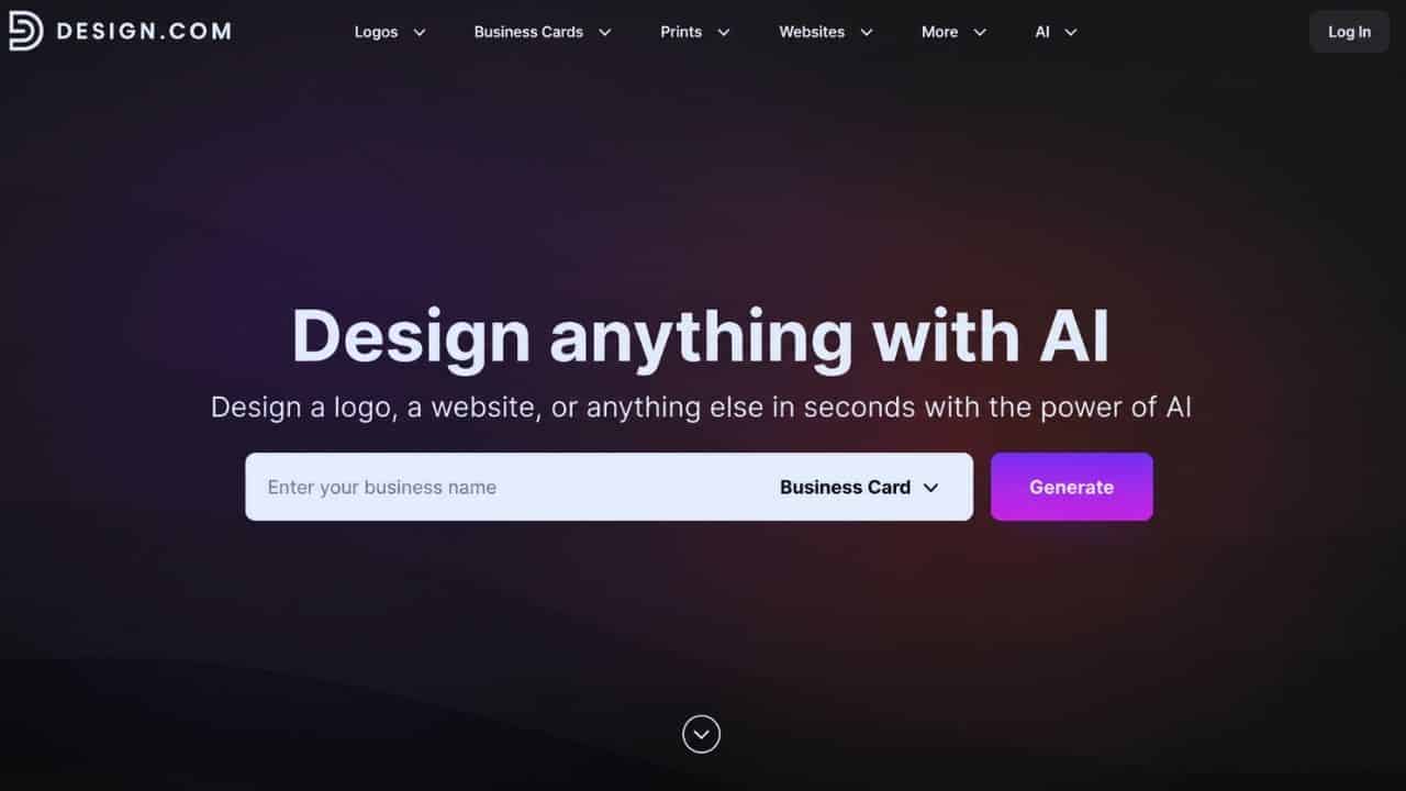 Para empresas que buscan presentaciones rápidas y personalizadas: Design.com (la mejor opción en general)