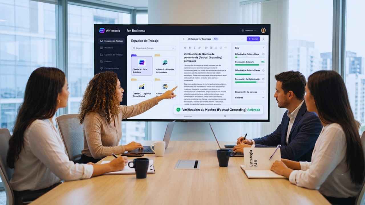 Writesonic para Empresas: Escalabilidad Editorial con Control SEO