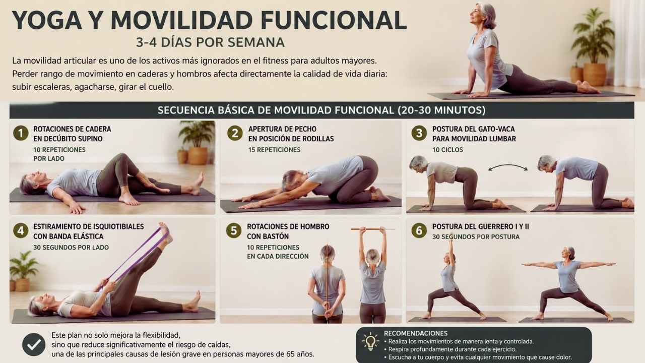 Yoga y Movilidad Funcional (3-4 días por semana)