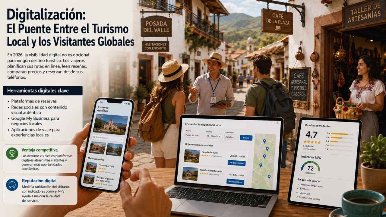 Digitalización: El Puente Entre el Turismo Local y los Visitantes Globales
