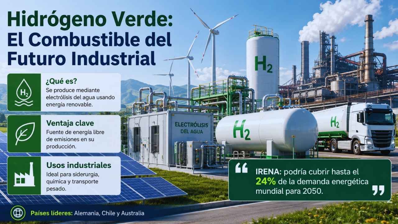 Hidrógeno Verde: El Combustible del Futuro Industrial