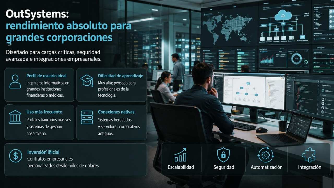 OutSystems: Rendimiento absoluto para grandes corporaciones