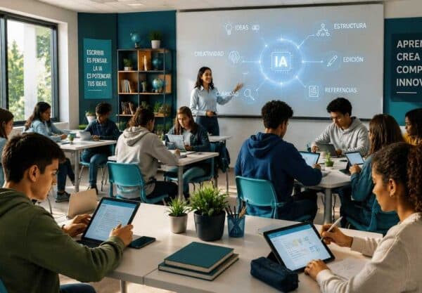 escritura asistida por IA en educación