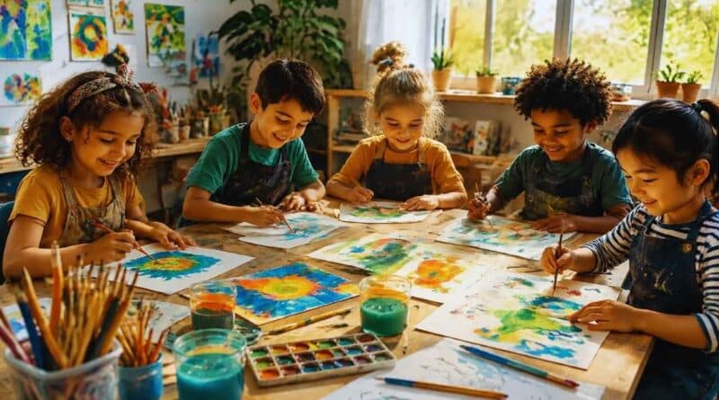 juegos creativos y desarrollo artístico infantil