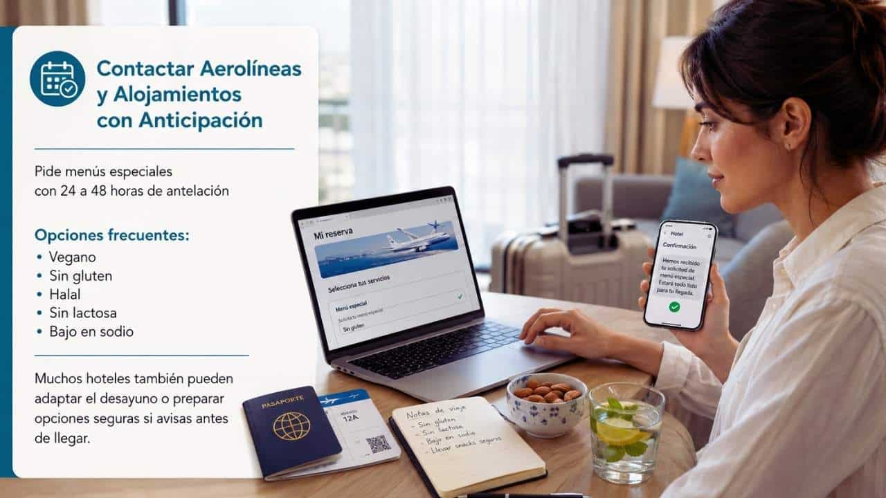 Contactar Aerolíneas y Alojamientos con Anticipación