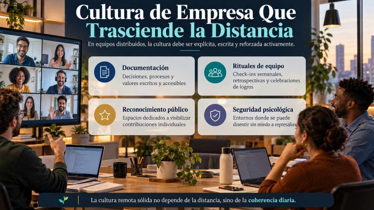 Cultura de Empresa Que Trasciende la Distancia