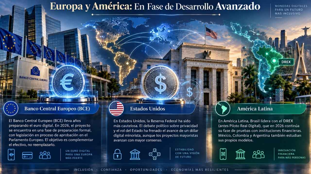 Europa y América: En Fase de Desarrollo Avanzado