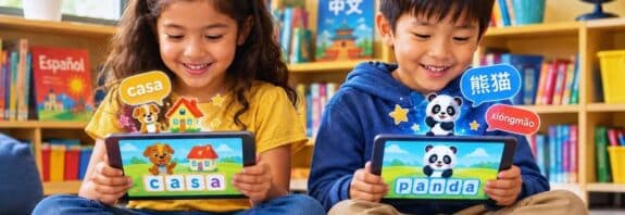 aplicaciones de idiomas para niños bilingües