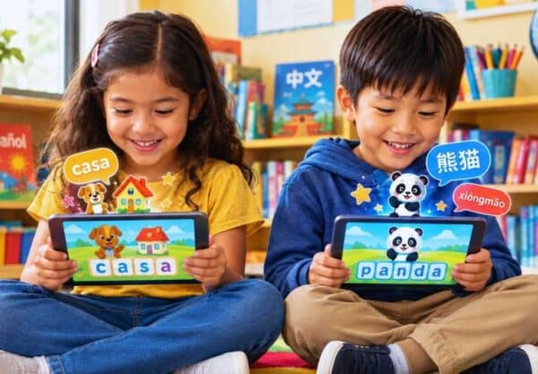 aplicaciones de idiomas para niños bilingües
