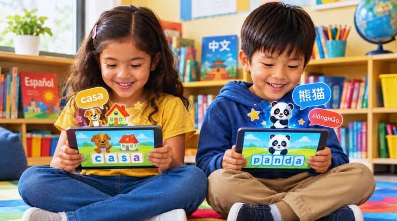 aplicaciones de idiomas para niños bilingües