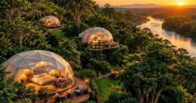 glamping y hoteles ecológicos de lujo sostenible