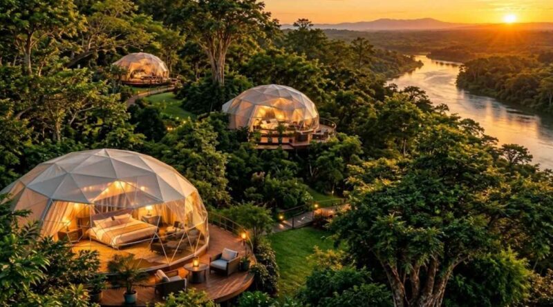 glamping y hoteles ecológicos de lujo sostenible