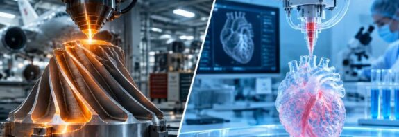 impresión 3D en la fabricación y medicina