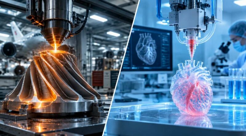 impresión 3D en la fabricación y medicina