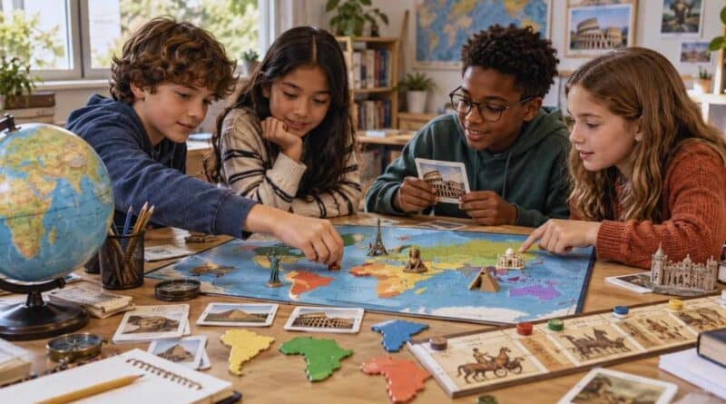 juegos de geografía e historia para niños