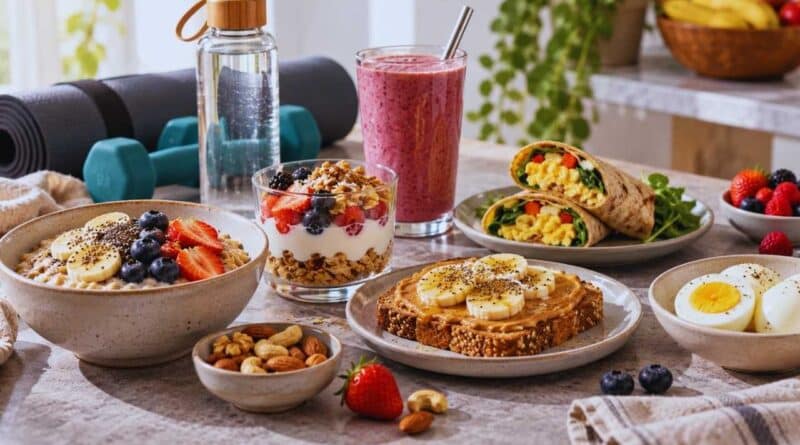 recetas de comidas pre entrenamiento saludables