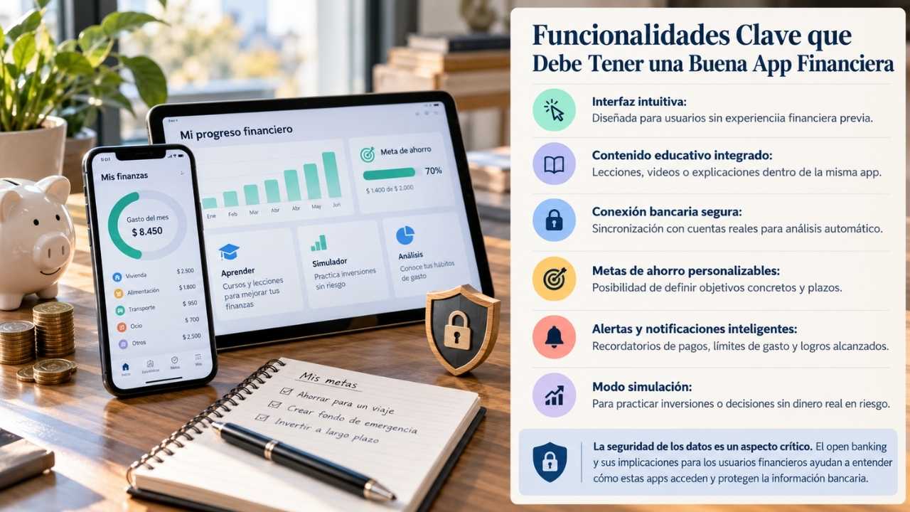 Funcionalidades Clave que Debe Tener una Buena App Financiera