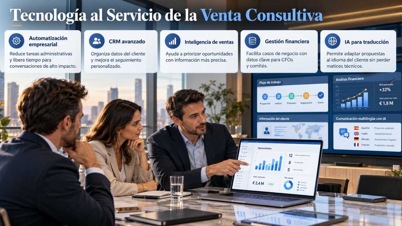 Tecnología al Servicio de la Venta Consultiva en Negocios de Alto Valor