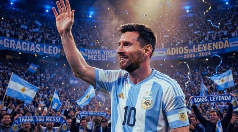 despedida messi argentina